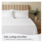 LuxClub 6 PC Queen Sheet