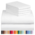 LuxClub 6 PC Queen Sheet