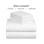 LuxClub 6 PC Queen Sheet