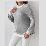 Zeagoo Women's Fall Color Block Sweater