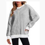 Zeagoo Women's Fall Color Block Sweater