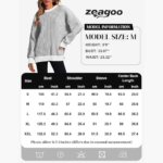 Zeagoo Women's Fall Color Block Sweater