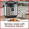 Instant Pot Duo Plus 9-in-1 Electric Pressure Cooker, Slow Cooker, Rice Cooker, Steamer, Sauté, Yogurt Maker, Warmer & Sterilizer, Includes App With Over 800 Recipes, Stainless Steel, 6 Quart