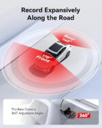 REDTIGER 4K Dash Cam with Wi-Fi GPS, 32GB Card, Night Vision, 170° Wide Angle