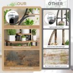 8-Tier Indoor Plant Stand with Grow Lights, 62″ Metal Plant Shelf