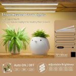 8-Tier Indoor Plant Stand with Grow Lights, 62″ Metal Plant Shelf