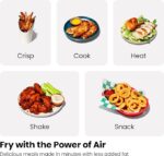 CHEFMAN 6 Quart Dual Basket Air Fryer Oven with Easy View Windows