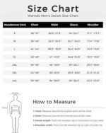 Wantdo Men's Faux Leather Motorcycle Jacket