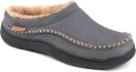 Zigzagger Men's Slip-On Moccasin Slippers: Warm, fuzzy, comfy.