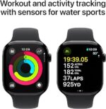 Apple Watch Series 10, 46mm, GPS, Black Sport Band