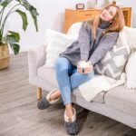 ULTRAIDEAS Women's Memory Foam Slippers with Anti-Skid Sole.