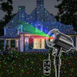 Poeland Christmas Laser Lights – Waterproof, 3 Colors (Red, Green, Blue), Outdoor