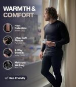 Thermajohn Men’s Fleece Lined Thermal Underwear Set