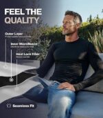 Thermajohn Men’s Fleece Lined Thermal Underwear Set