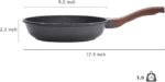 SENSARTE Nonstick Frying Pan, Swiss Granite, PFOA-Free