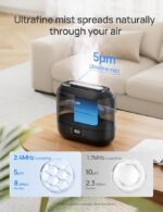 Dreo 4L Smart Humidifier: Quiet, Touch/APP/Voice Control.