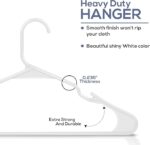 Utopia Home 50-Pack Plastic Hangers, Durable, Space-Saving.