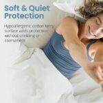 SafeRest Waterproof Queen Mattress Protector, Washable