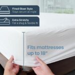 SafeRest Waterproof Queen Mattress Protector, Washable