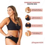 SHAPERMINT Wireless Push-Up Bra for Plus Size Women