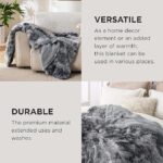 Bedsure Fluffy Throw Blanket for Couch & Bed.