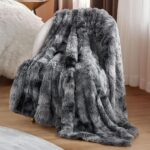 Bedsure Fluffy Throw Blanket for Couch & Bed.