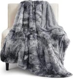 Bedsure Fluffy Throw Blanket for Couch & Bed.