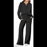 ANRABESS Women’s 2-Piece Oversized Sweatshirt Tracksuit