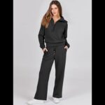 ANRABESS Women’s 2-Piece Oversized Sweatshirt Tracksuit