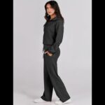 ANRABESS Women’s 2-Piece Oversized Sweatshirt Tracksuit